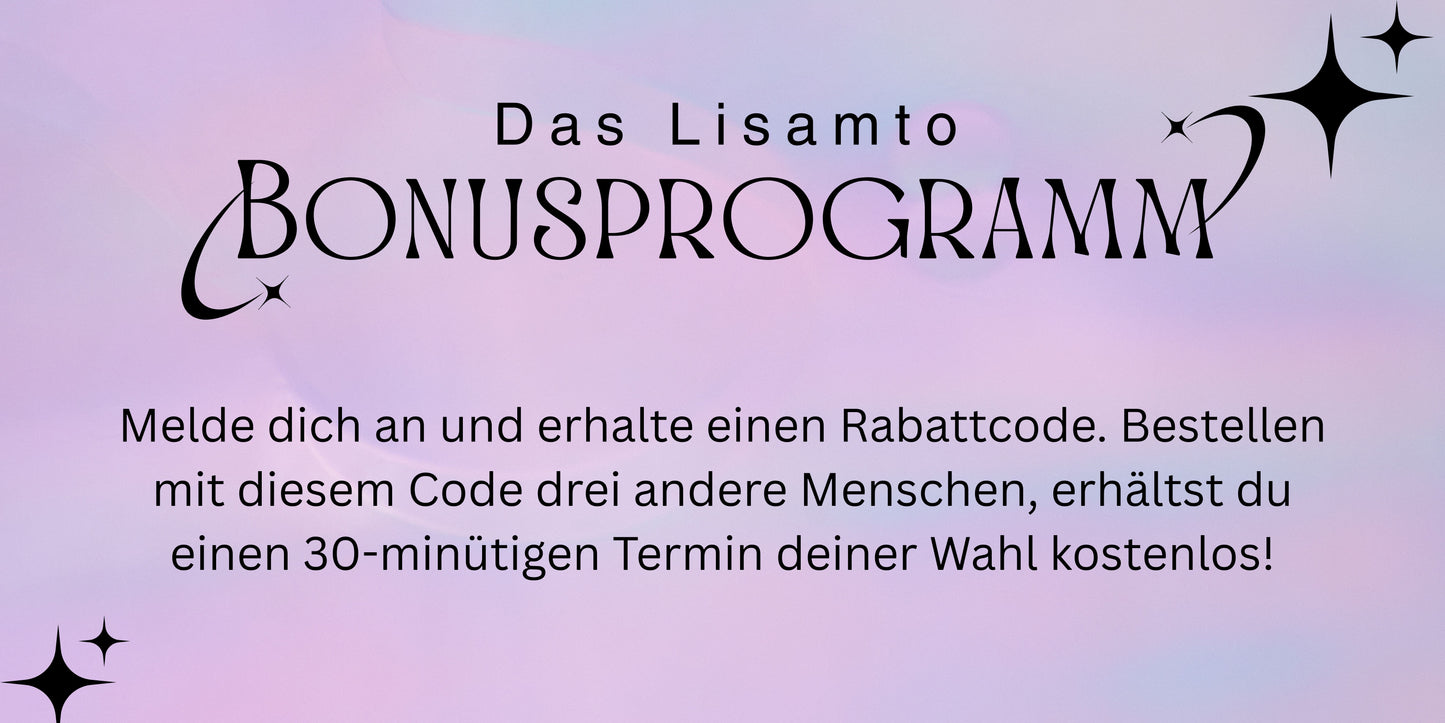 Das Lisamto Bonusprogramm