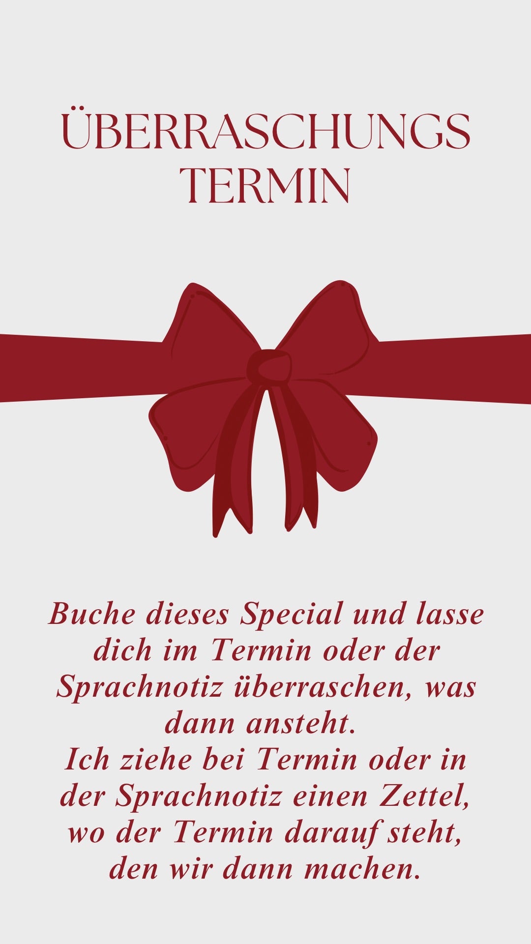 Überraschungstermin