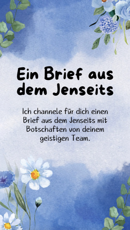 Brief aus dem Jenseits