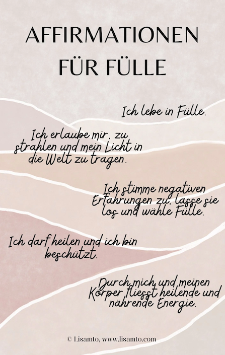 Lisamto's Affirmationen (E-Book)