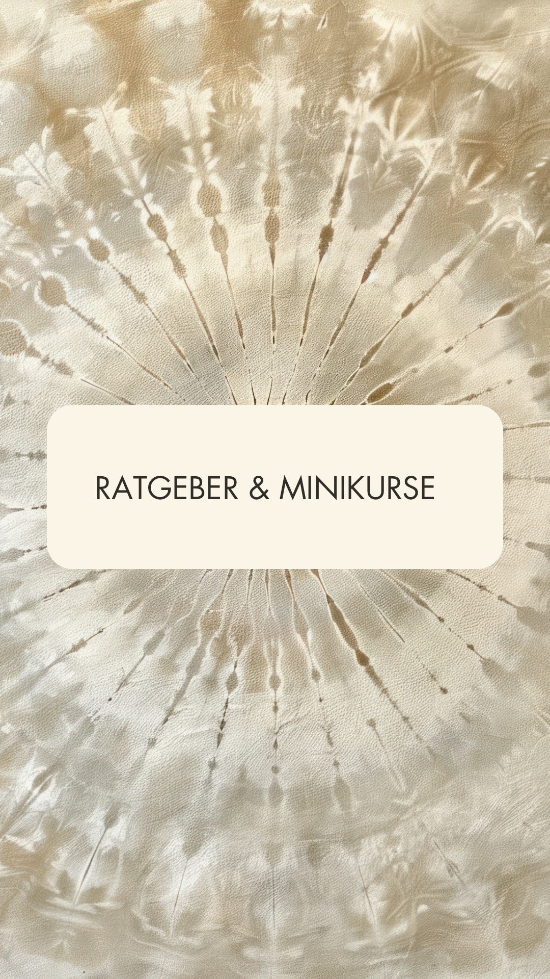 Ratgeber & Minikurse