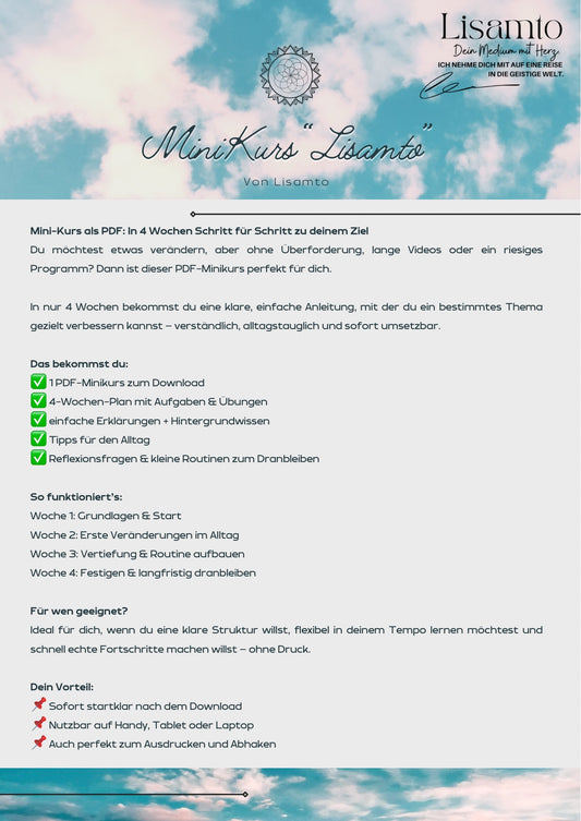 Lisamto Mini-Kurse (digital)