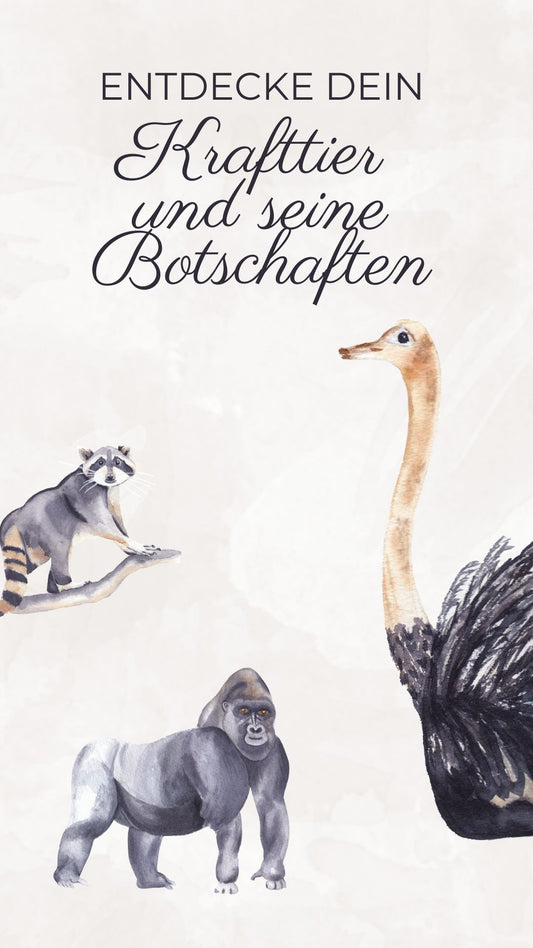 Dein Krafttier und seine Botschaften (über Sprachnotiz)