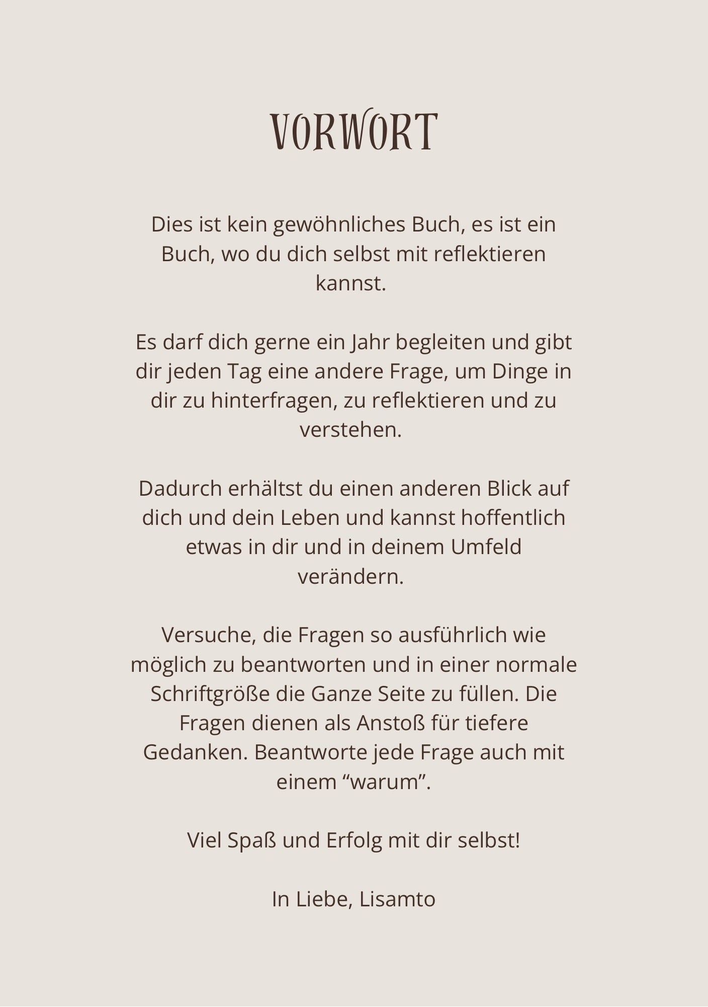 Heute ist ein guter Tag - Reflexionsbuch mit Lisamto
