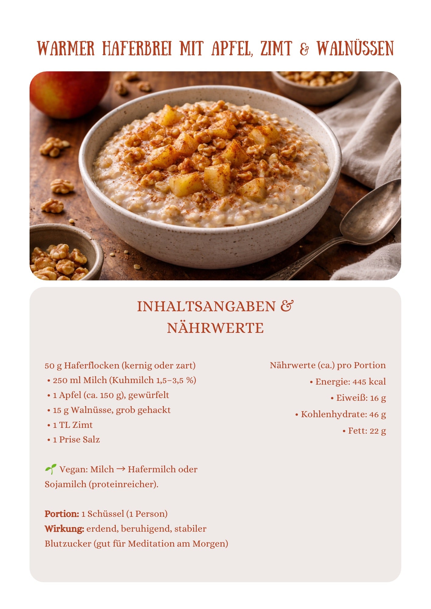 Rezepte für deine Seele