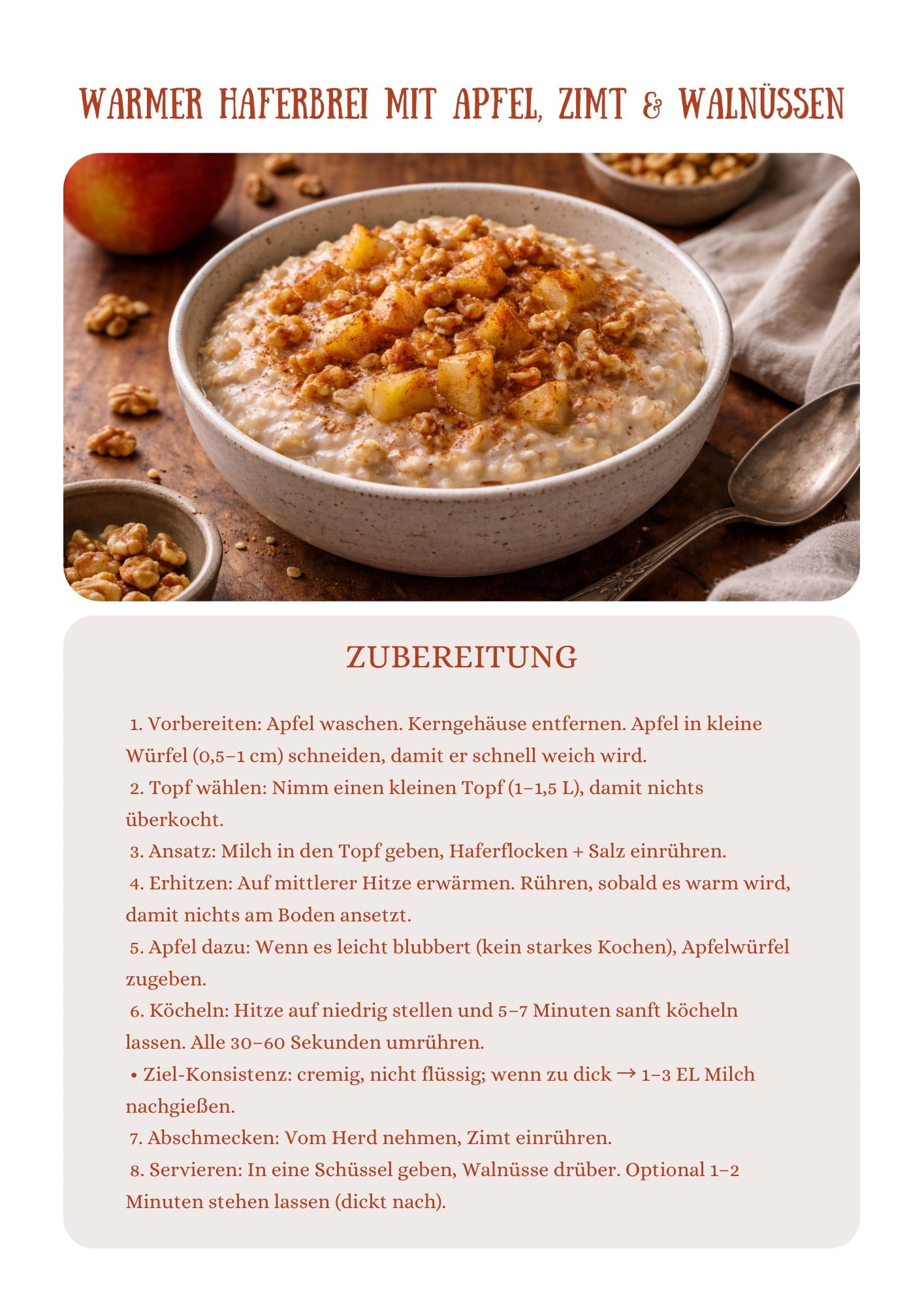 Rezepte für deine Seele