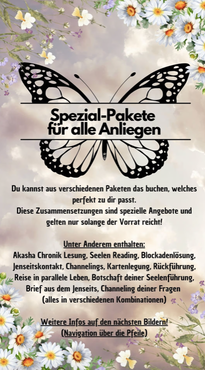 Spezial-Pakete für alle Anliegen