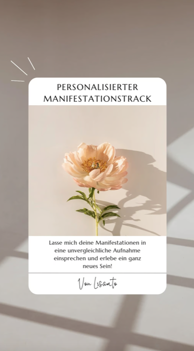 Personalisierter Manifestationstrack mit Lisamto