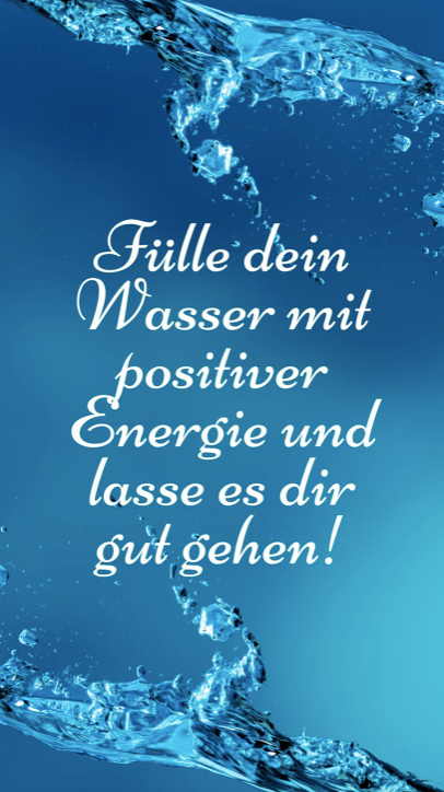 Affirmationsaufkleber für die Wasserflasche